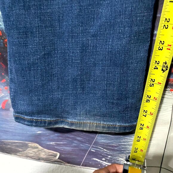 Lee Flex Motion Jeans Womens 14 Blue Cotton Denim Bootcut Mid-Rise Preppy Casual - Picture 4 of 5